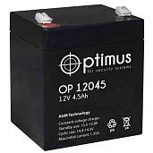 Аккумулятор свинцово-кислотный (аккумуляторная батарея)  12 В 4.5 А/ч OP 12045 Optimus