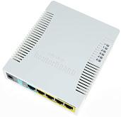 Коммутатор 5 портов 10/100/1000 Gigabit Ethernet, 1 порт SFP, 96K SRAM CSS106-1G-4P-1S (RB260GSP) MIKROTIK