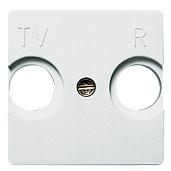 Накладка для TV-R розетки, 2-модульная, серия Stylo/(Re)stylo, цвет слоновая кость  2250.8 BM  ABB