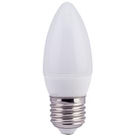 Лампа светодиодная 6 Вт E27 С37 4000K 480Лм матовая 220В Свеча LED 101x37мм C7LV60ELC Ecola