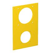Накладка блока питания VH для монтажа устройств 166x105 мм (желтый) 6109858   OBO Bettermann