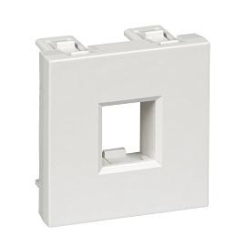 Накладка информационная RJ45/RJ11 В45 для кабель-канала белый RIN-144-B Schneider Electric