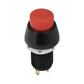 Выключатель-кнопка красный 2 контакта 250В 1А вкл-выкл (PBS-11А) 26855 0 Duwi