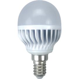 Лампа светодиодная 7 Вт E14 G45 2700К матовая 230В шар теплый globe LED 81х45 K4NW70ELB ECOLA