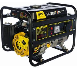 Генератор Huter HT1000L 4-х такт, мощ. 1 кВт, бак 4,8л, бензин, вес 28кг.