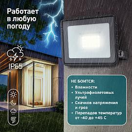 Прожектор светодиодный уличный ЭРА LPR-023-0-40K-020 20Вт 4000K 1600Лм IP65 Б0052030