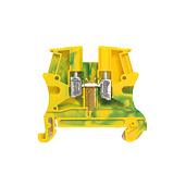 Legrand Клемма винт.  6мм  желто-зеленая  шаг 8мм   037172  /уп.40шт/