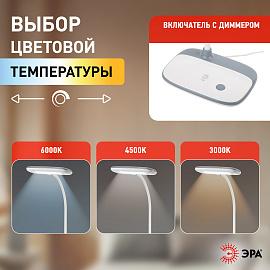 Светильник светодиодный настольный 6Вт LED белый ( NLED-458-6W-W ) Б0028457 ЭРА