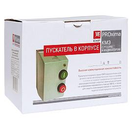 EKF Пускатель в корпусе КМЭ 9А 230В с РТЭ и индикатором IP65 PROxima (ctrp-r-9-230v-led)