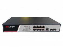 Коммутатор управляемый (1000M POE, L2) 8 портовый DS-3E2510P HikVision