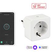 Розетка умная Wi-Fi HomeСonnect белая RCS-1-WF EKF