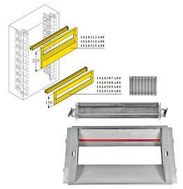 DIN-рейка+пластрон H=150мм для шкафа GEMINI (Размер2-3) 1SL0308A00 ABB