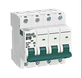 Выключатель автоматический 4П D 10А 6кА ВА-103 DEKraft (12383DEK) Schneider Electric