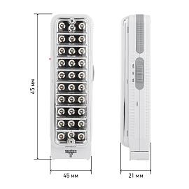 Фонарь TL30 Трофи аккумуляторный 4V1.5Ah, 30xLED, ЗУ 220V Б0002595 ЭРА /1шт/