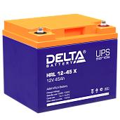 Аккумулятор свинцово-кислотный (аккумуляторная батарея)  12 В 45 А/ч HRL 12-45 X DELTA