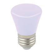 Лампа светодиодная 1 Вт E27 С45 120Лм матовая 220В Колокольчик, цвет RGB LED-D45-1W/RGB/E27/FR/С BELL, DECOR COLOR UL-00005805 ТМ Volpe