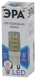 Лампа светодиодная 3,5 Вт G9 JCD 4000К 280Лм 170-265В капсульная ( LED JCD-3,5W-CER-840-G9 ) Б0027862 ЭРА