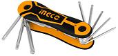 Набор ключей Torx "нож" INGCO HHK14083 INDUSTRIAL, T9-T40, Cr-V