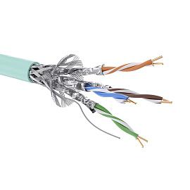 Кабель витая пара CAT 6A, S/FTP, нг(А)-HF, бухта 500м, аква RN6ASFA01AQ DKC