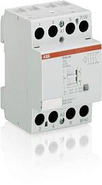 Модульный контактор с ручным управлением EN40-20 (40А AC1) катушка 230 AC/DC  GHE3421401R0006 ABB