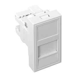 Розетка RJ45 компьютерная категории 5e (ширина 1 модуль) E1MK015E-135-10 EKF