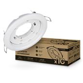 Светильник GX53R-standard под лампу GX53 D106мм белый встраиваемый металл 230В (упаковка 10шт) 4690612036243 IN HOME