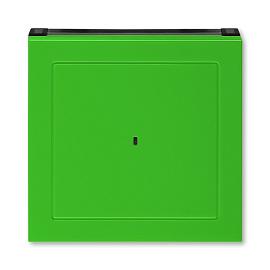 Накладка для выключателя карточного LEVIT зелёный / дымчатый чёрный 2CHH590700A4067 ABB