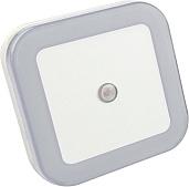 Ночник светодиодный NLE 03-SW-DS квадрат белый с датчиком освещения 230В 4690612028781 IN HOME