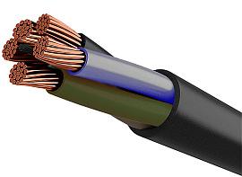 Кабель силовой медный КГтп- ХЛ 5х70-0,66 НКЗ