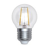 Лампа светодиодная 9 Вт E27 G45 3000К 750Лм прозрачная 200-250В шар SKY (LED-G45-9W/3000K/E27/CL PLS02WH) UL-00005174 Uniel