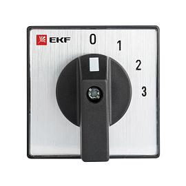 Переключатель кулачковый ПК-1-103 10А 3P «0-1-2-3» pk-1-103-10 EKF