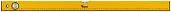 Уровень "Базис", 2 глазка, желтый корпус, шкала 800 мм 17994 КУРС