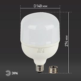 Лампа светодиодная 85 Вт E27 T140 6500К 6800Лм матовая 170-265В колокол ( LED POWER T140-85W-6500-E27/E40 ) Б0032088 ЭРА