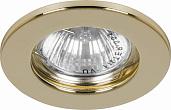 Светильник точечный встраиваемый даунлайт DL10-MR16 цвет золото GU5.3 15110 Feron