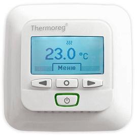 Терморегулятор Thermoreg TI-950, 16А, IP21 для тепл.пола, (4х прогр., ECO+logik).Thermo