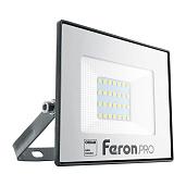 Прожектор светодиодный  30Вт LL-1000 6400K 3000Лм LED OSRAM IP65 AC175-265V/50Hz черный 41539 Feron Pro