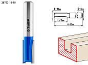 ЗУБР 10x19мм, хвостовик 8мм, фреза пазовая прямая, 28753-10-19, серия Профессионал