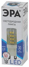 Лампа светодиодная 5 Вт G9 JCD 4000К 400Лм 170-265В капсульная ( LED JCD-5W-CER-840-G9 ) Б0027864 ЭРА