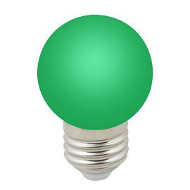 Лампа светодиодная 1 Вт E27 D45 80Лм матовая 220-240В шар Цвет зеленый IP20 UL-00005648 Volpe