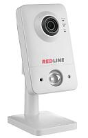 Камера видеонаблюдения (видеокамера наблюдения) IP миниатюрная внутренняя 1,3Мп объектив 3,6мм, POE, микрофон RedLine RL-IP41P-S