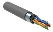 Кабель витая пара F/UTP 5E 24AWG 4PR LSZH 1м серый 305м РФ BC1-C5E04-321-305-R-G GENERICA