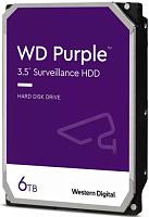 Жесткий диск для видеонаблюдения HDD 6TB; 3.5" SATA III WD62PURZ WD Purple
