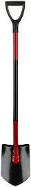 Лопата штыковая изогнутая с металлическим черенком и V-ручкой 195х280х1175 мм 77228 КУРС РОС