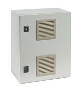 Шкаф термостатированный с обогревом и вентиляцией 500х250х400мм, корпус IP65 СКАТ ШТ-5425АВ Бастион