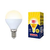 Лампа светодиодная 11Вт E14 G45 3000К 900Лм матовая 175-250В шар Norma ( LED-G45-11W/WW/E14/FR/NR ) UL-00003832 Volpe