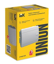 Корпус пластиковый ЩРВ-П-8 IP41 белая дверь UNION Compact UIC-KP13-V-08-41-K01