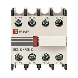 Приставка контактная ПКЭ-22 2NO+2NC для КМЭ и КТЭ (ctr-sc-25)  EKF