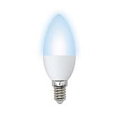Лампа светодиодная 6 Вт E14 C37 4500К 450Лм матовая 175-250В свеча NW/FR/O Optima ( LED-C37-6W/NW/E14/FR/O ) 10213 Uniel