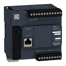 Блок базовый компактный M221-16IO Реле TM221C16R Schneider Electric