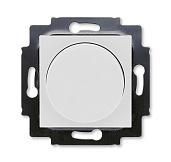 Светорегулятор (диммер) LEVIT скрытой установки поворотно-нажимной 60-600Вт R серый / белый 2CHH942247A6016 ABB